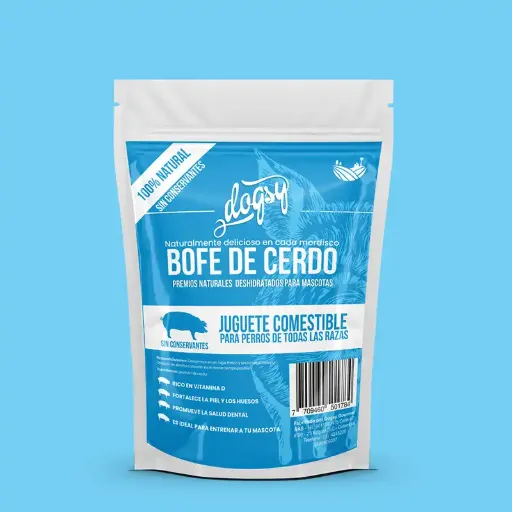 Snack Deshidratado para Perros - Bofe de Cerdo (80g)