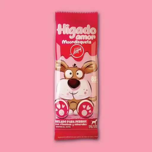 Helado para Perros - Moordiqueta de Hígado 70 gr
