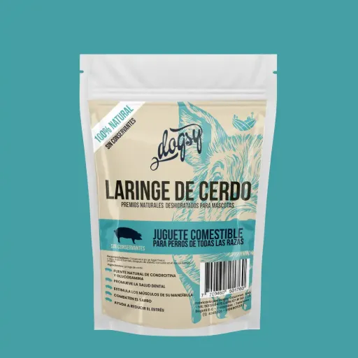 Snack Deshidratado para Perros - Laringe de Cerdo (80 gr)